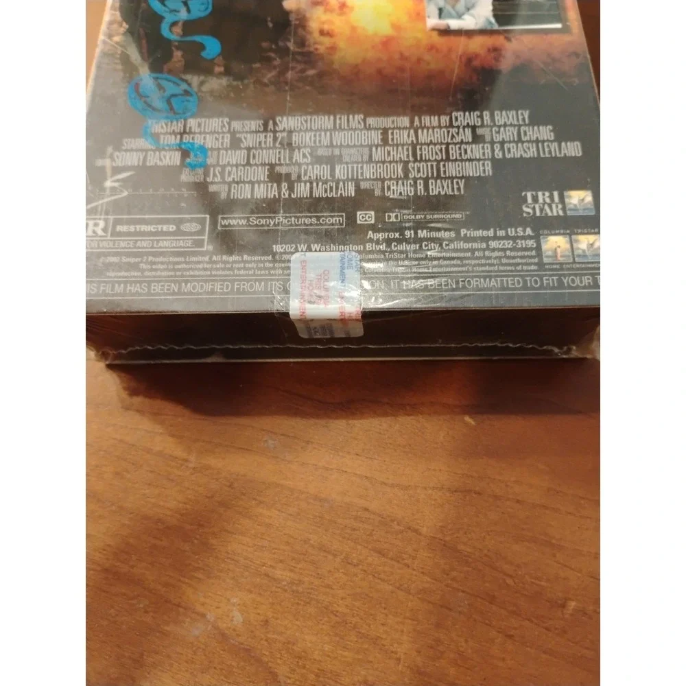 Sniper 2 (2002)‎ Sealed New Vhs Fast Shipping Vintage